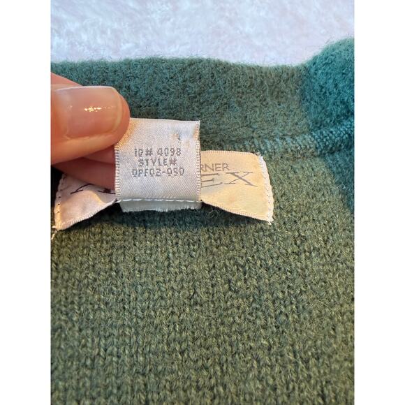 Casual Corner Annex Women Med Petite Wool Sweater Jacket Grandma Core Cardigan - Picture 3 of 11